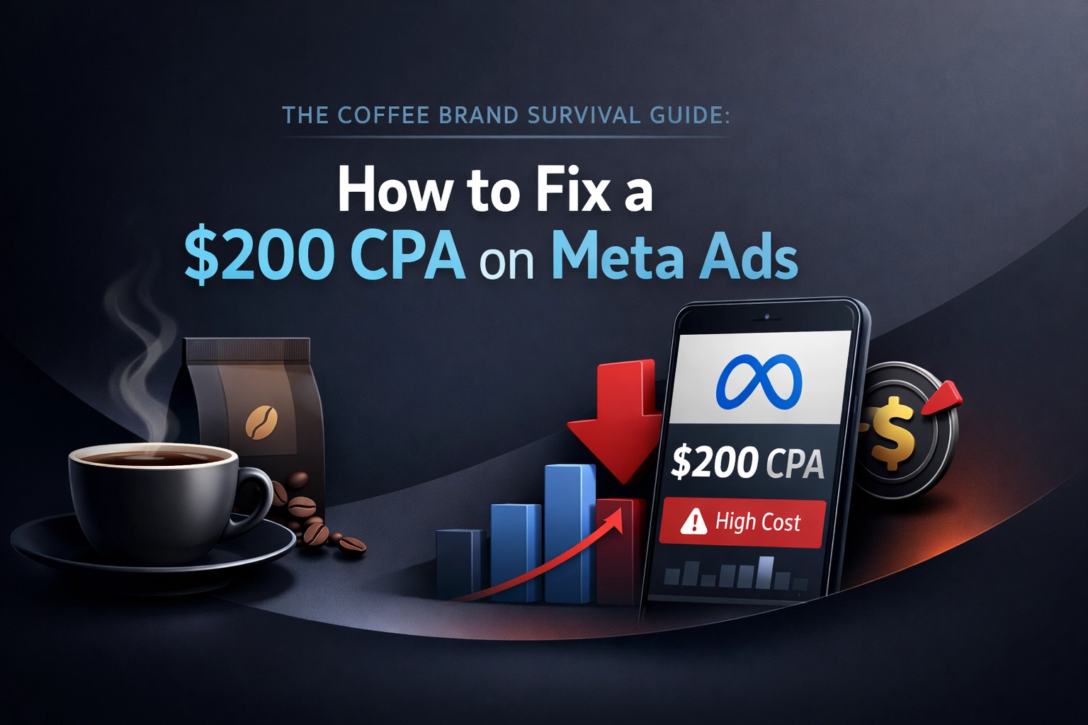 The Coffee Brand Survival Guide: How to Fix a $200 CPA on Meta Ads