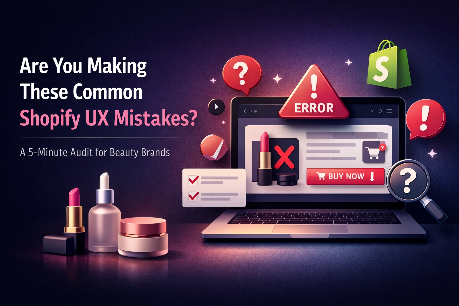 Are You Making These Common Shopify UX Mistakes? A 5-Minute Audit for Beauty Brands