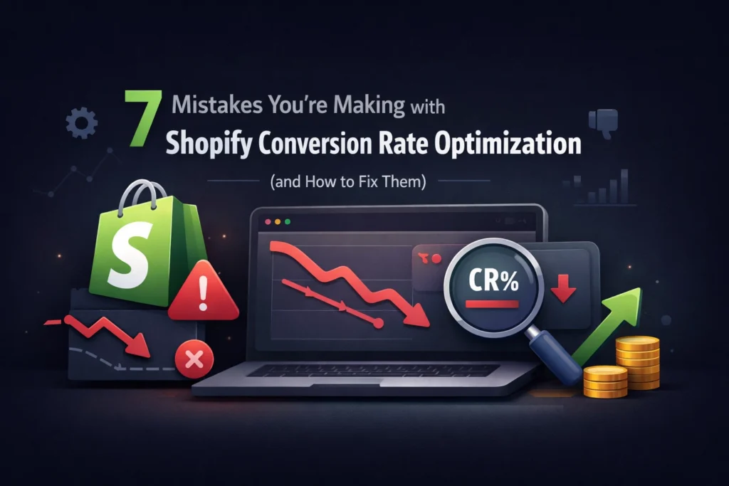 7 Mistakes You’re Making with Shopify Conversion Rate Optimization (and How to Fix Them)