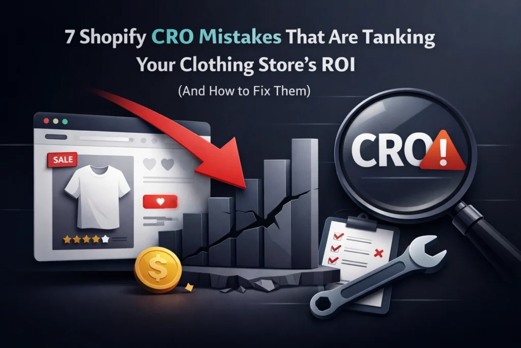 7 Shopify CRO Mistakes That Are Tanking Your Clothing Store’s ROI (And How to Fix Them)