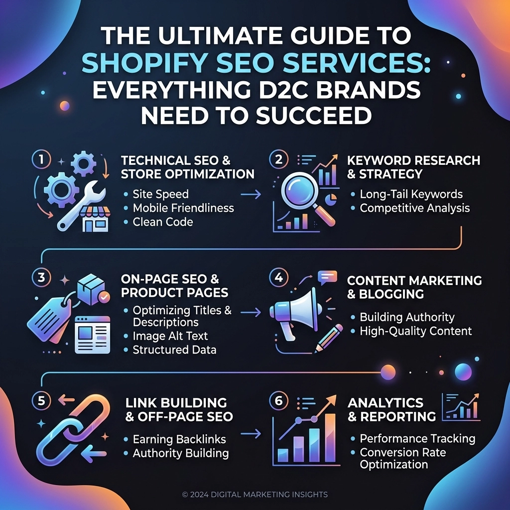The Ultimate Guide to Shopify SEO Services: Everything D2C Brands Need to Succeed