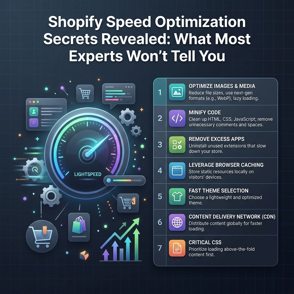 Shopify Speed Optimization Secrets Revealed: What Most Experts Won’t Tell You