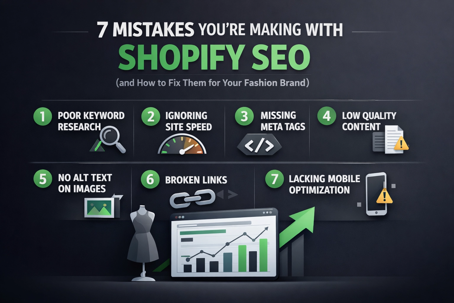 7 Mistakes You’re Making with Shopify SEO (and How to Fix Them for Your Fashion Brand)