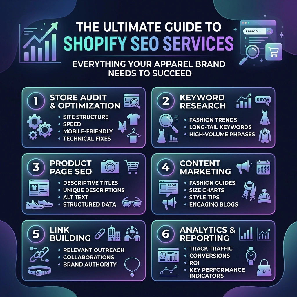 The Ultimate Guide to Shopify SEO Services: Everything Your Apparel Brand Needs to Succeed