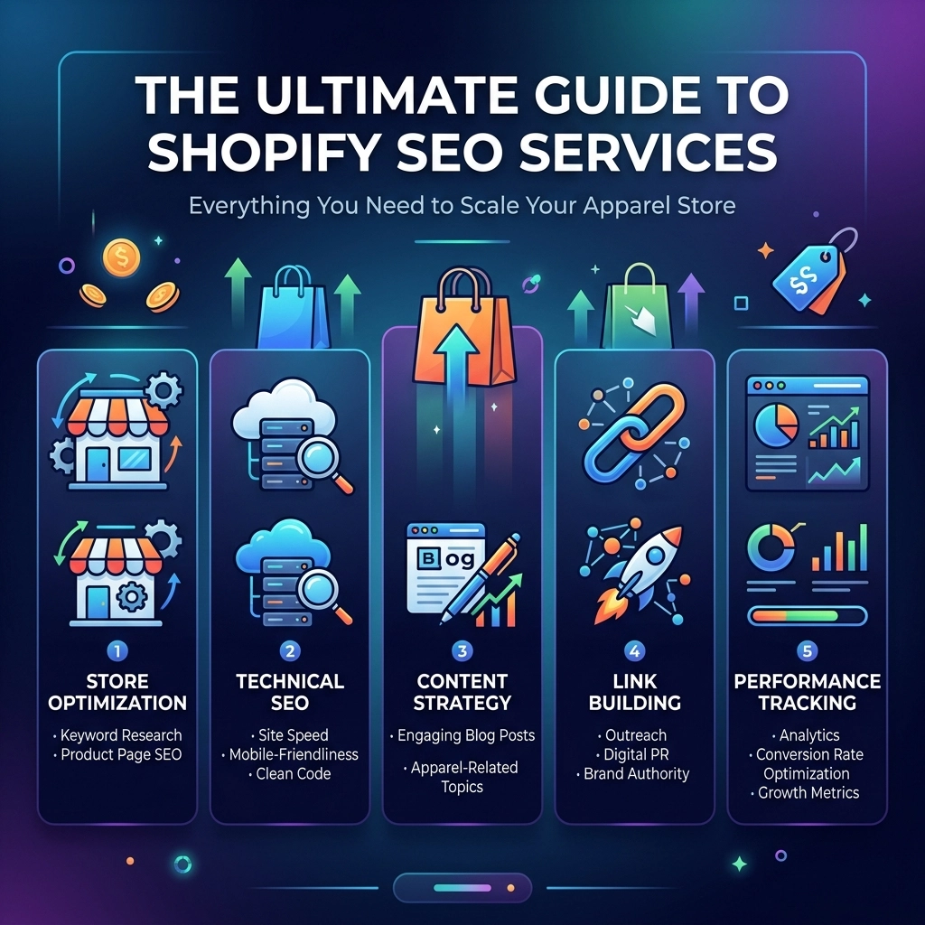The Ultimate Guide to Shopify SEO Services: Everything You Need to Scale Your Apparel Store