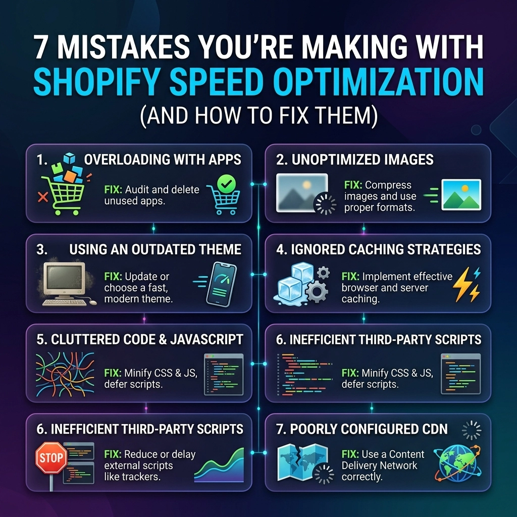 7 Mistakes You’re Making with Shopify Speed Optimization (and How to Fix Them)