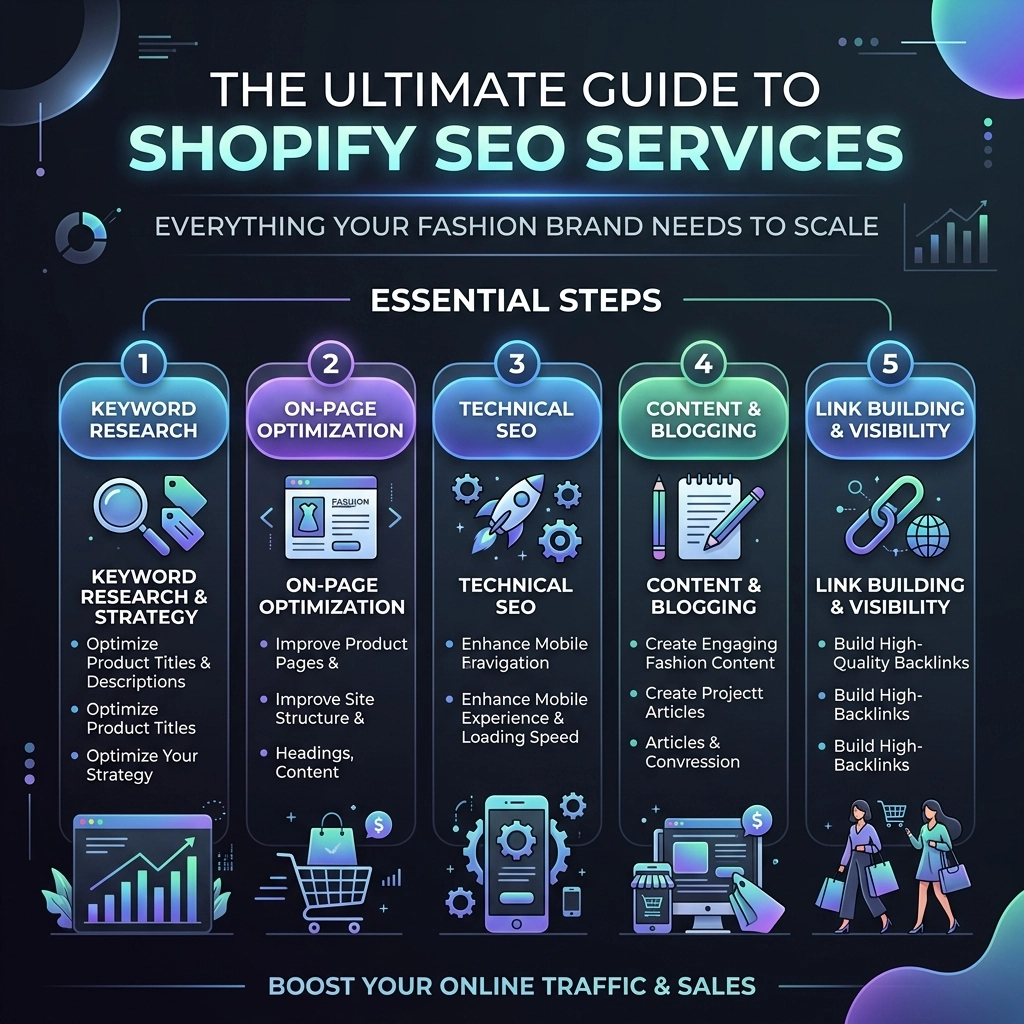 The Ultimate Guide to Shopify SEO Services: Everything Your Fashion Brand Needs to Scale