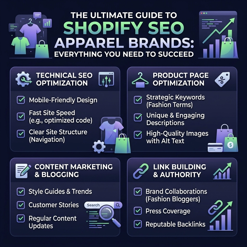 The Ultimate Guide to Shopify SEO for Apparel Brands: Everything You Need to Succeed