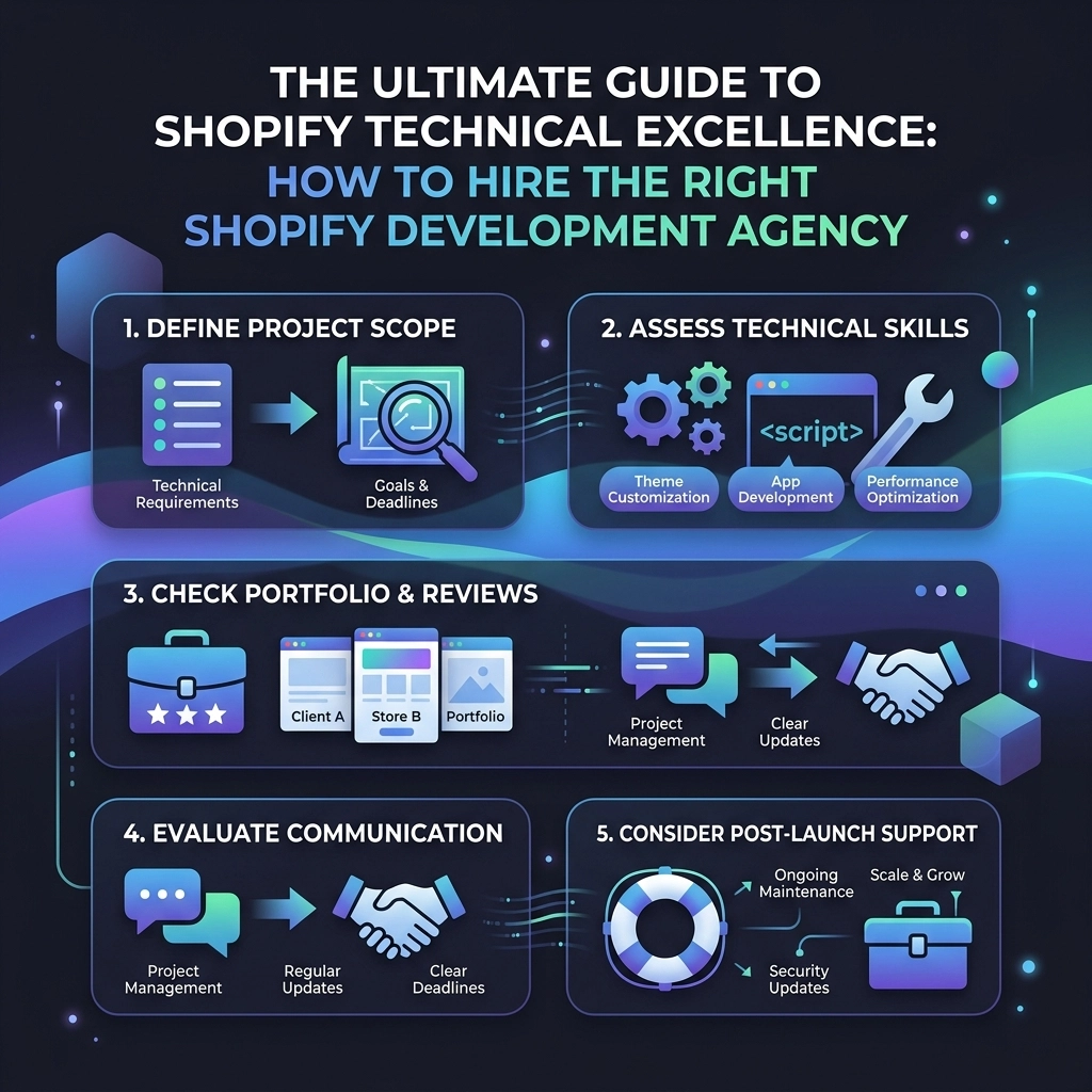The Ultimate Guide to Shopify Technical Excellence: How to Hire the Right Shopify Development Agency