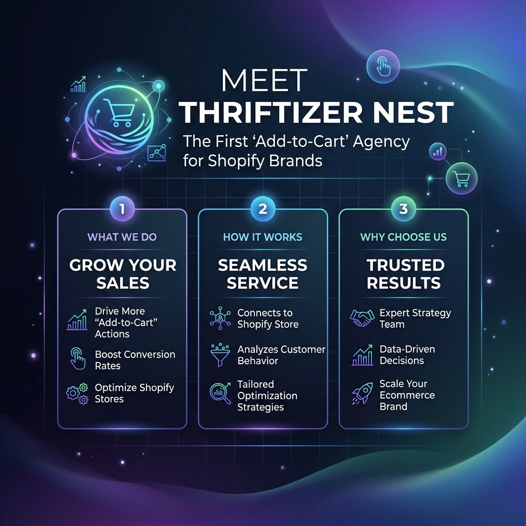 Meet Thriftizer Nest: The First ‘Add-to-Cart’ Agency for Shopify Brands