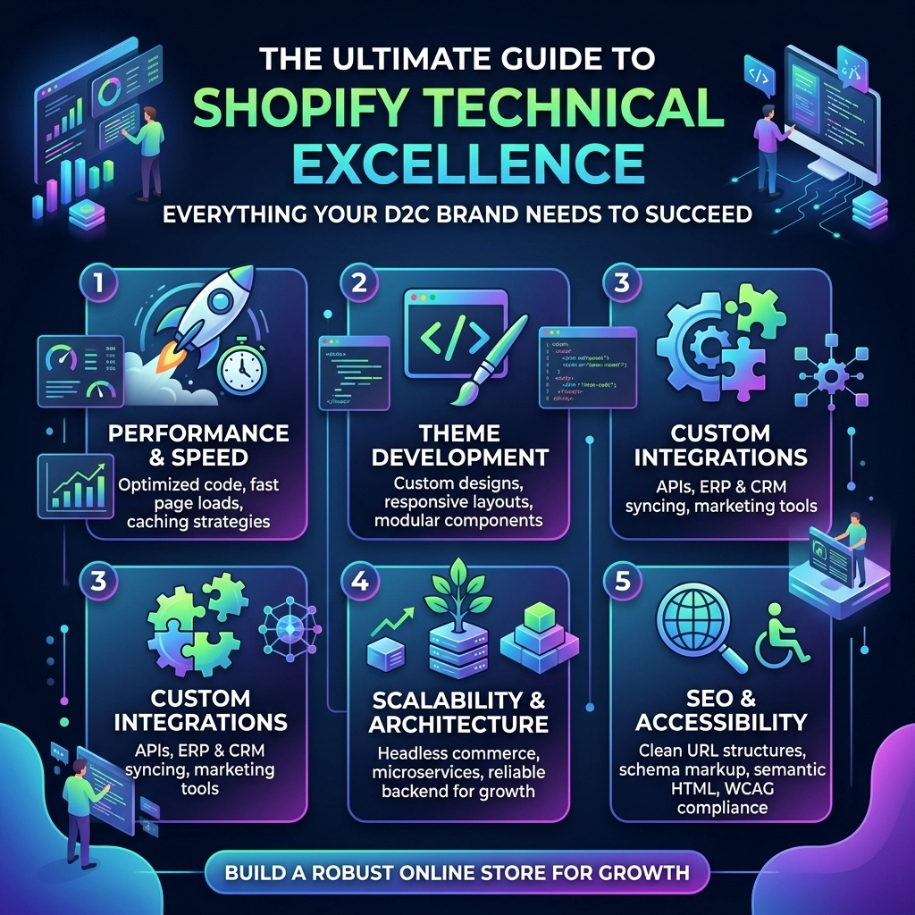 The Ultimate Guide to Shopify Technical Excellence: Everything Your D2C Brand Needs to Succeed