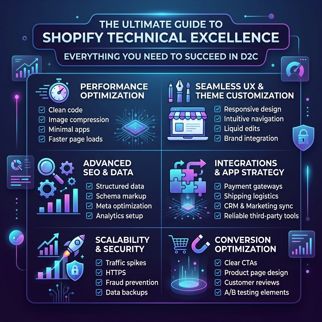 The Ultimate Guide to Shopify Technical Excellence: Everything You Need to Succeed in D2C