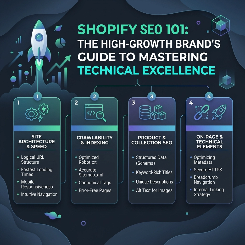 Shopify SEO 101: The High-Growth Brand’s Guide to Mastering Technical Excellence